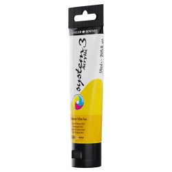 Daler Rowney System 3 Acrylic 59ml - Cadmium Yellow Hue