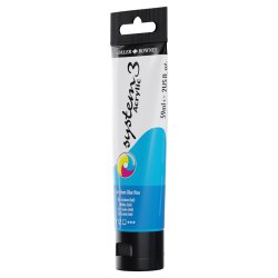 Daler Rowney System 3 Acrylic 59ml - Coeruleum Blue Hue