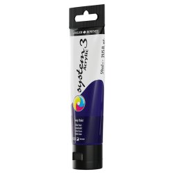 Daler Rowney System 3 Acrylic 59ml - Deep Violet