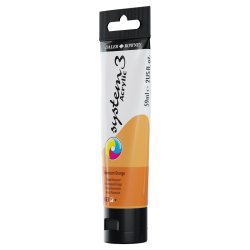 Daler Rowney System 3 Acrylic 59ml - Fluorescent Orange