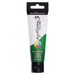 Daler Rowney System 3 Acrylic 59ml - Oxide of Chromium Green