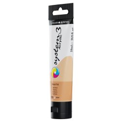 Daler Rowney System 3 Acrylic 59ml - Portrait Pink