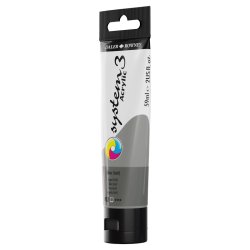 Daler Rowney System 3 Acrylic 59ml - Silver Imit