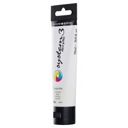 Daler Rowney System 3 Acrylic 59ml - Titanium White