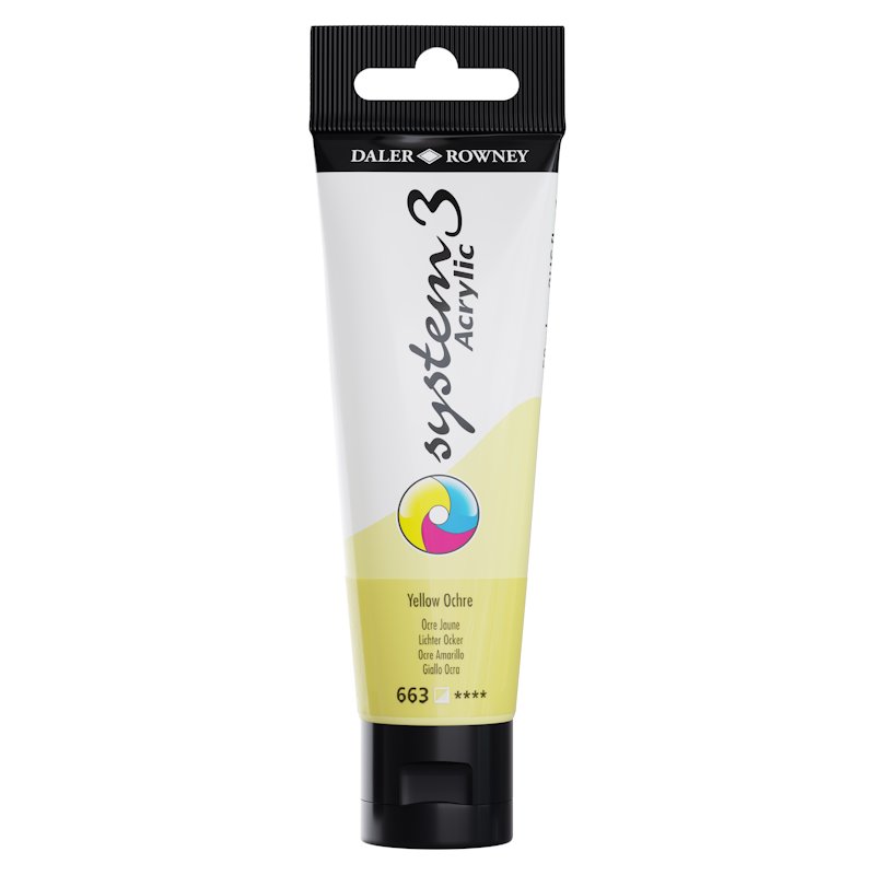 Daler Rowney System 3 Acrylic 59ml - Yellow Ochre Daler Rowney System 3 Acrylic 59ml - Yellow Ochre