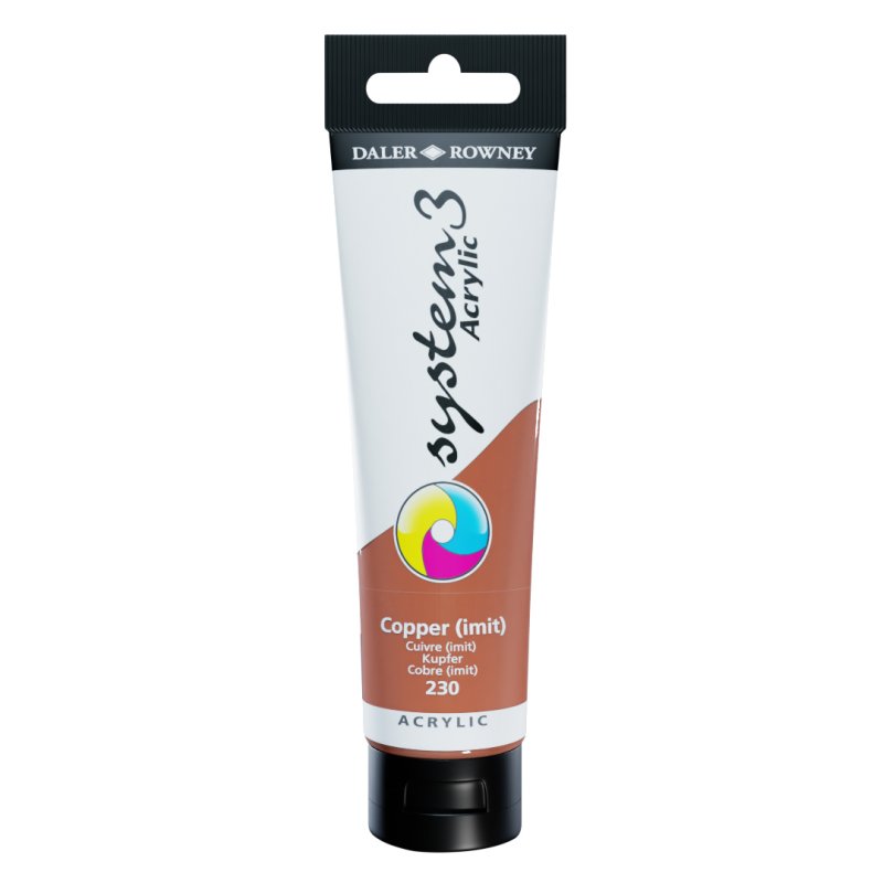 Daler Rowney System 3 Acrylic 150ml - Copper Imit