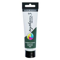 Daler Rowney System 3 Acrylic 150ml - Hooker's Green