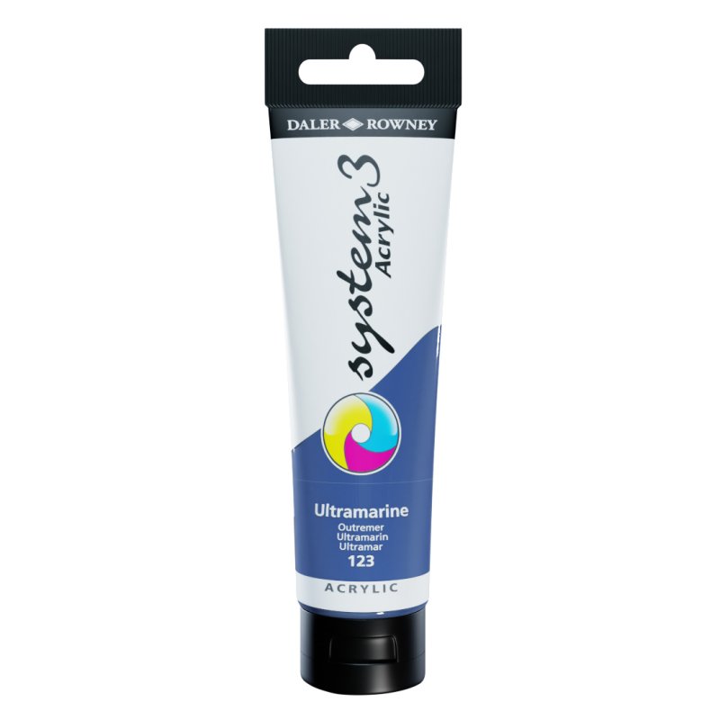 Daler Rowney System 3 Acrylic 150ml - Ultramarine Daler Rowney System 3 Acrylic 150ml - Ultramarine