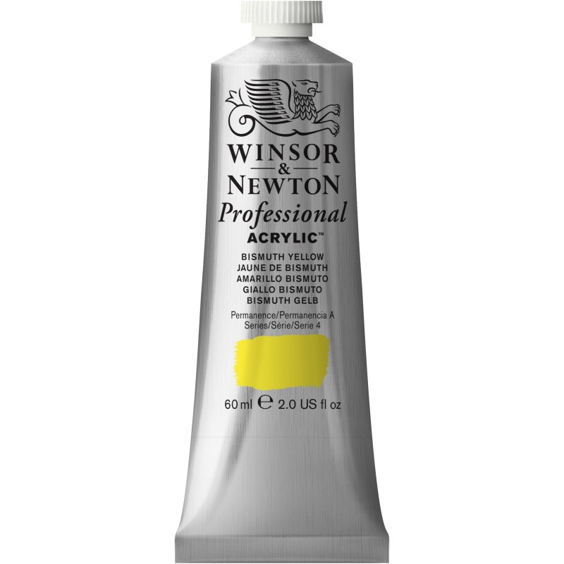 Winsor & Newton Artists Acrylic Colour 60ml - Bismuth Yellow