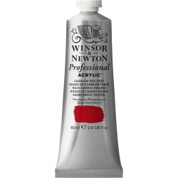 Winsor & Newton Artists Acrylic Colour 60ml - Cadmium Red Deep