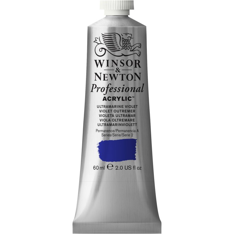 Winsor & Newton Artists Acrylic Colour 60ml - Ultramarine Violet Winsor & Newton Artists Acrylic Colour 60ml - Ultramarine Violet