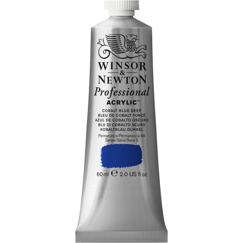 Winsor & Newton Artists Acrylic Colour 60ml - Cobalt Blue Deep