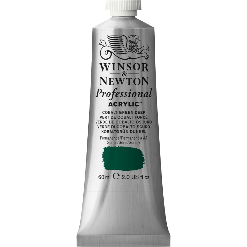 Winsor & Newton Artists Acrylic Colour 60ml - Cobalt Green Deep