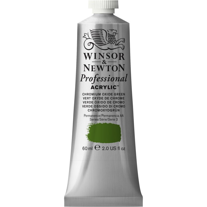 Winsor & Newton Artists Acrylic Colour 60ml - Chromium Oxide Green Winsor & Newton Artists Acrylic Colour 60ml - Chromium Oxide Green