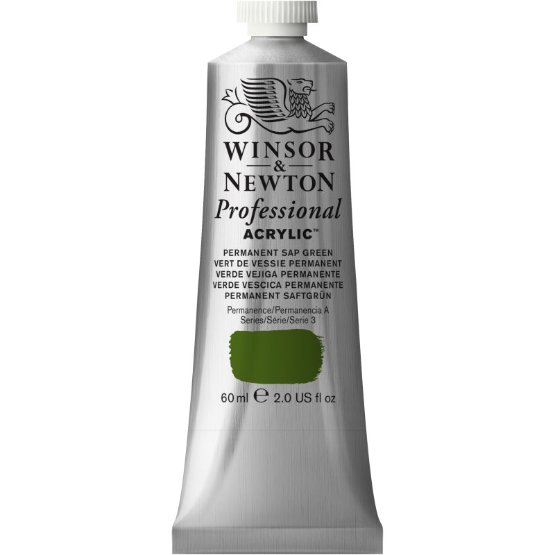 Winsor & Newton Artists Acrylic Colour 60ml - Permanent Sap Green Winsor & Newton Artists Acrylic Colour 60ml - Permanent Sap Green