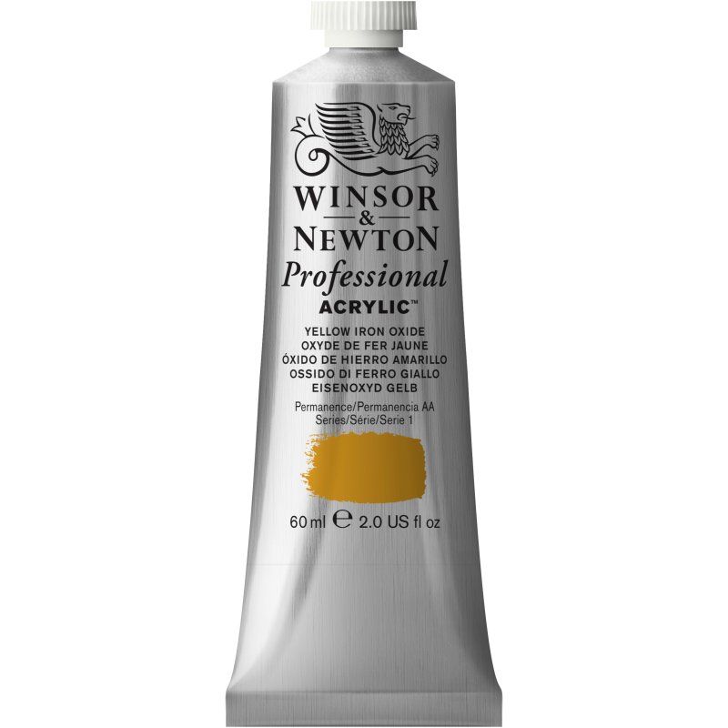 Winsor & Newton Artists Acrylic Colour 60ml - Yellow Iron Oxide