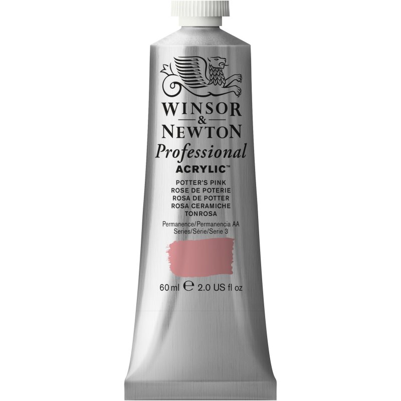 Winsor & Newton Artists Acrylic Colour 60ml - Potters Pink Winsor & Newton Artists Acrylic Colour 60ml - Potters Pink
