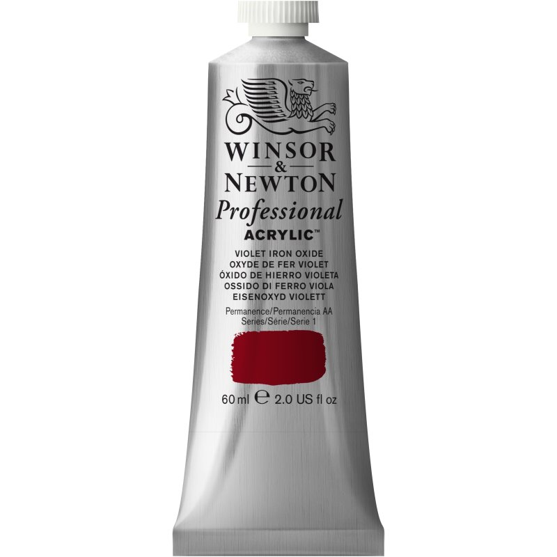 Winsor & Newton Artists Acrylic Colour 60ml - Violet Iron Oxide Winsor & Newton Artists Acrylic Colour 60ml - Violet Iron Oxide