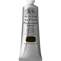 Winsor & Newton Artists Acrylic Colour 60ml - Mars Black
