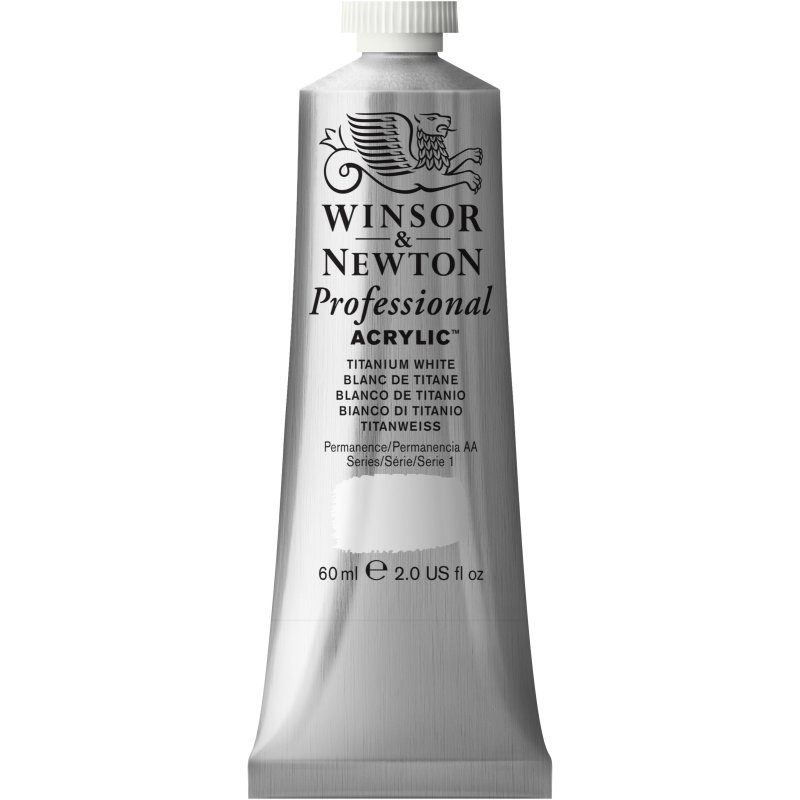 Winsor & Newton Artists Acrylic Colour 60ml - Titanium White