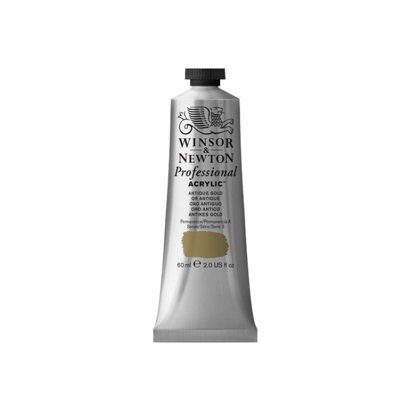 Winsor & Newton Artists Acrylic Colour 60ml - Antique Gold