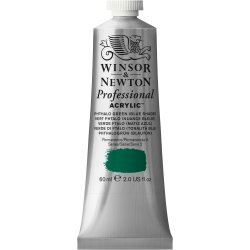 Winsor & Newton Artists Acrylic Colour 60ml - Phthalo Green (Blue Shade)