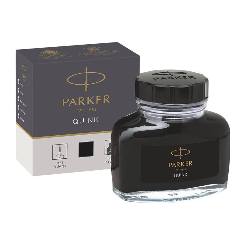 Parker Quink Bottled Ink 57ml - Black