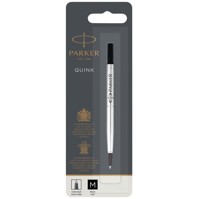 Parker Rollerball Refill - Black Medium Parker Rollerball Refill - Black Medium