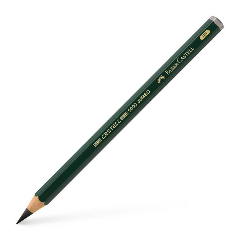 Faber Castell 9000 Graphite Jumbo Pencil - 8B