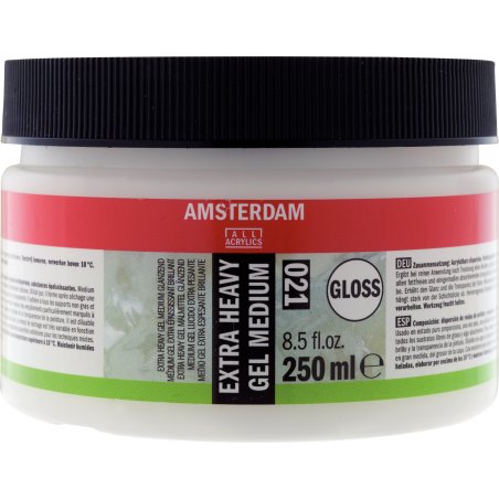 Amsterdam Acrylic Extra Heavy Gel Medium 250ml - Gloss