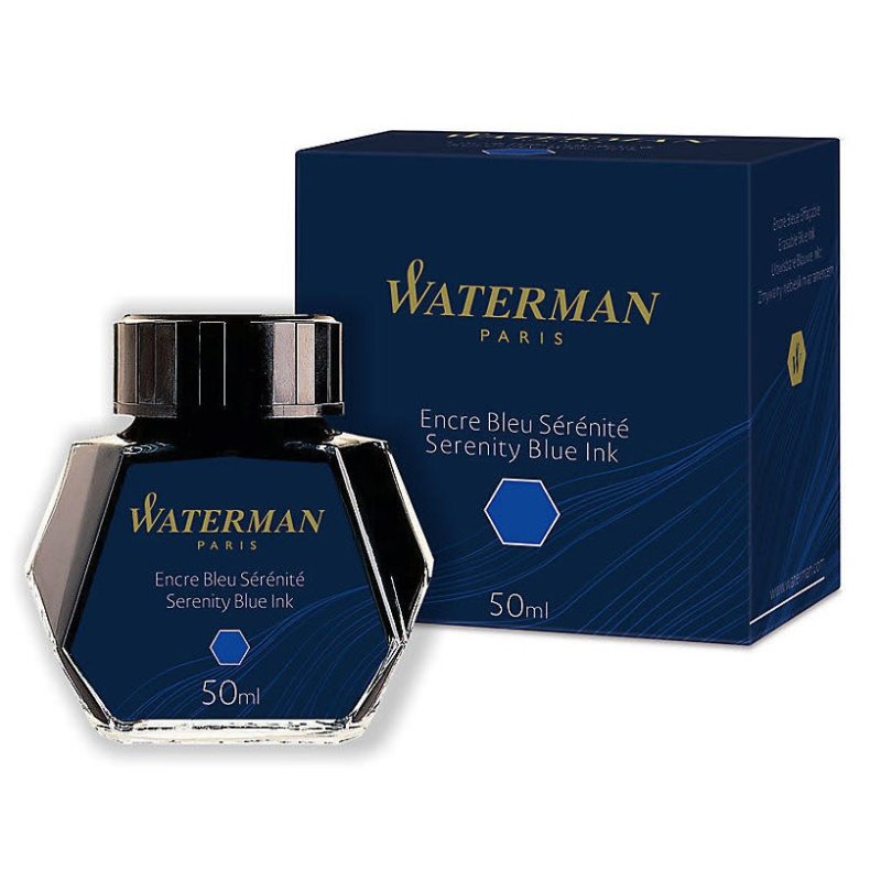 Waterman Ink Bottle 50ml - Blue Waterman Ink Bottle 50ml - Blue