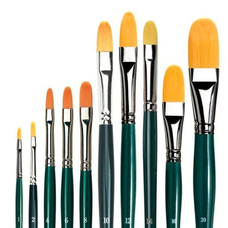 Series 1375 NOVA Synthetic Filbert Hobby Brushes