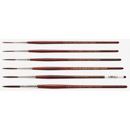 Pro Arte Acrylix Series 203 Short handle Riggers Painting Brushes