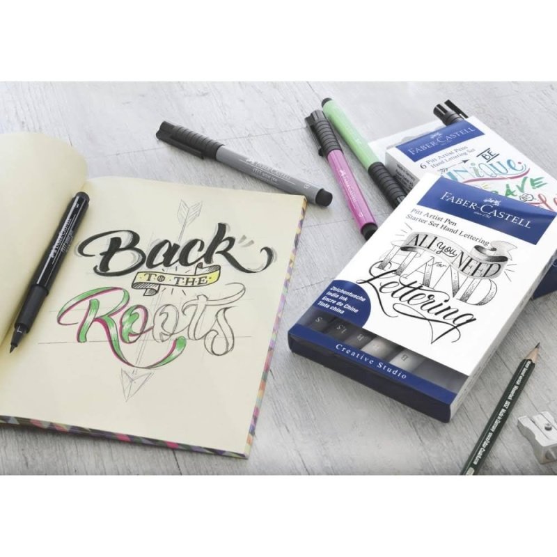 FaberCastell Pitt Artist Pens Hand Lettering Starter Set