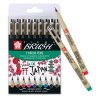 Sakura Pigma Brush Set 9