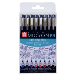 Sakura Pigma Micron PN 8 Set