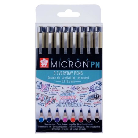 Sakura Pigma Micron PN 8 Set