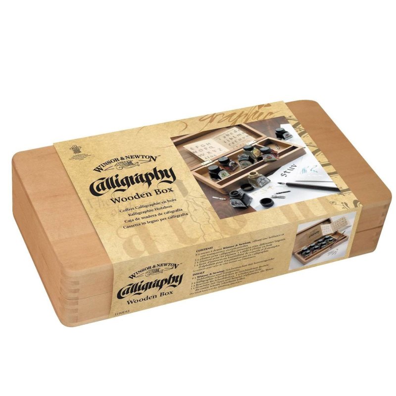 Winsor & Newton Calligraphy Wooden Box Set