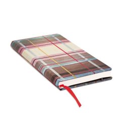 Warwick Mad for Plaid Slim Journal Notebook