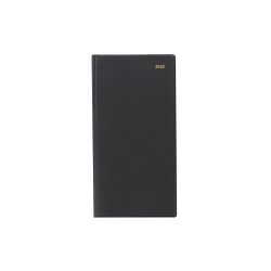 Letts Classic Slim 6 Months to View Diary 2022 Black