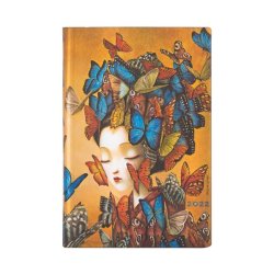 Paperblanks Madame Butterfly Horizontal Mini 2022 Planner