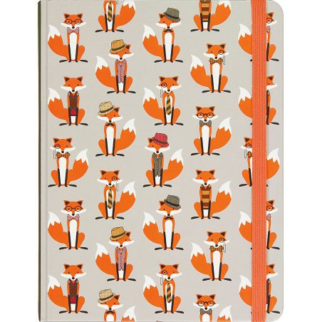 Dapper Foxes Journal Notebook