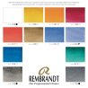 Rembrandt Professional Watercolour Paint, Metal Tin Set, 12x10ml Tubes, Urban Cityscape colour Selection