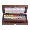 Rembrandt Professional Watercolour Paint, Wood Box Traditional Set, 22 Half Pans