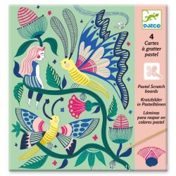 Djeco Scratch Cards - Fantasy Garden