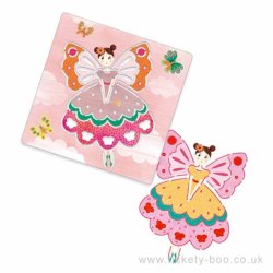 Djeco Fairies Stencils Craft Kit