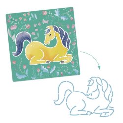 Djeco Horses Stencils