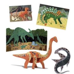 Djeco Multi Activity Kits - The World of Dinosaurs