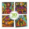 Djeco 3D Colouring - Funny Monsters