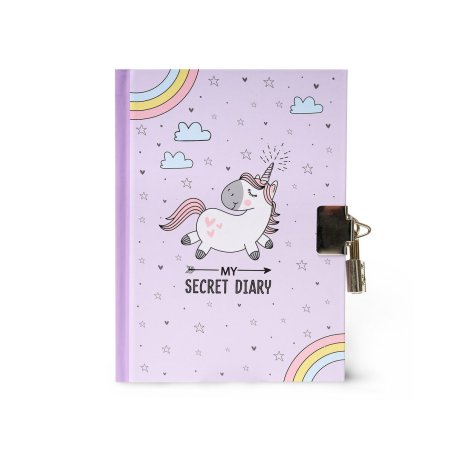 Legami My Secret Diary with padlock - Unicorn